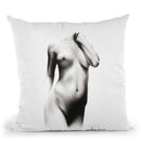 Nude Woman Charcoal Study 71 Throw Pillow By Ashvin Harrison