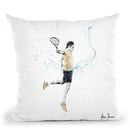 Roger Federer Inspired- Maestro Throw Pillow By Ashvin Harrison