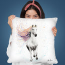 Horse Of Rhythm Throw Pillow By Ashvin Harrison