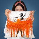 Dancing With Fire Throw Pillow By Ashvin Harrison