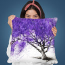 Meet You At The Jacaranda Throw Pillow By Ashvin Harrison