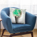 Mint And Chocolate Throw Pillow By Ashvin Harrison