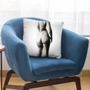 Nude Woman Charcoal Study 45 Throw Pillow By Ashvin Harrison