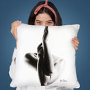Nude Woman Charcoal Study 47 Throw Pillow By Ashvin Harrison