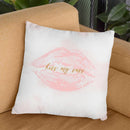 Kiss My Sass Throw Pillow By Blakely Bering