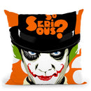 A Clockwork Joker Throw Pillow By Butche Billy