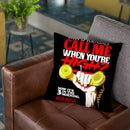 Call Me High Throw Pillow By Butche Billy