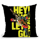 Hey Ho Lets Go Throw Pillow By Butche Billy