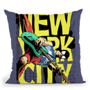 Nega New York City Throw Pillow By Butche Billy