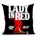 Red Throw Pillow By Butche Billy