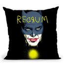 Redrum Throw Pillow By Butche Billy