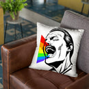 Singing Rainbows Throw Pillow By Butche Billy