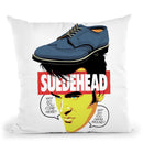 Suede Head Throw Pillow By Butche Billy