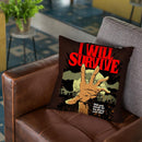 Survive Throw Pillow By Butche Billy