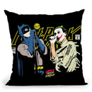 The Post-Punk Face-Off Throw Pillow By Butche Billy