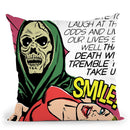 Death Will Tremble Throw Pillow By Butche Billy