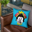 Breaking Rat Throw Pillow By Butche Billy