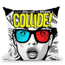 Collide Throw Pillow By Butche Billy
