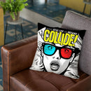 Collide Throw Pillow By Butche Billy