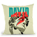 David Throw Pillow By Butche Billy