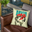 David Throw Pillow By Butche Billy