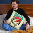 David Throw Pillow By Butche Billy