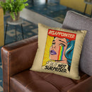 Disappointed Throw Pillow By Butche Billy