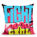 Fight Like A Girl 1 Throw Pillow By Butche Billy