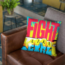 Fight Like A Girl 2 Throw Pillow By Butche Billy