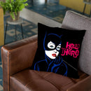 Hell Here Throw Pillow By Butche Billy