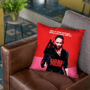 Karma Police Throw Pillow By Butche Billy