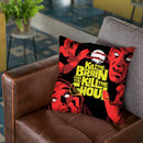 Kill The Brain Kill The Ghoul 1 Throw Pillow By Butche Billy