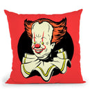 King Clown Throw Pillow By Butche Billy