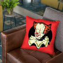 King Clown Throw Pillow By Butche Billy