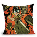 Mega Furious Throw Pillow By Butche Billy