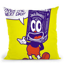 Drinking Throw Pillow By Butche Billy