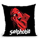 Selphobia Throw Pillow By Butche Billy