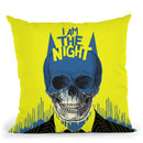 The Night Throw Pillow By Butche Billy