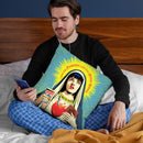 The Pulp Virgin Throw Pillow By Butche Billy