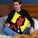 The Red Hand Throw Pillow By Butche Billy
