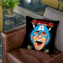 American Psycho Throw Pillow By Butche Billy