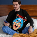 American Psycho Throw Pillow By Butche Billy