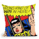 I Dont Like Jail Throw Pillow By Butche Billy