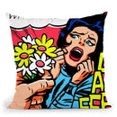 Knives And Flowers Throw Pillow By Butche Billy
