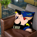Love Vigilantes Throw Pillow By Butche Billy