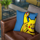 Pokebuddha Throw Pillow By Butche Billy