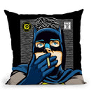Post Punk Dark Squared Throw Pillow By Butche Billy