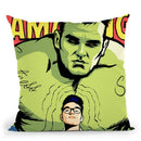 Post Punk Smash Red Bubble Edit Throw Pillow By Butche Billy
