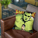 Post Punk Smash Red Bubble Edit Throw Pillow By Butche Billy