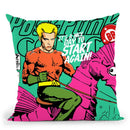 Post-Punk Aqua2 Throw Pillow By Butche Billy